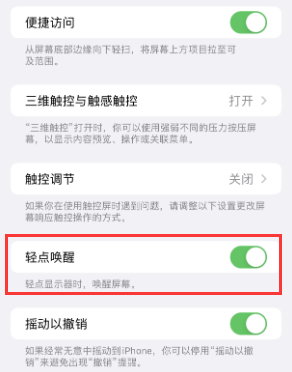 河东苹果授权维修站分享iPhone轻点无法唤醒怎么办