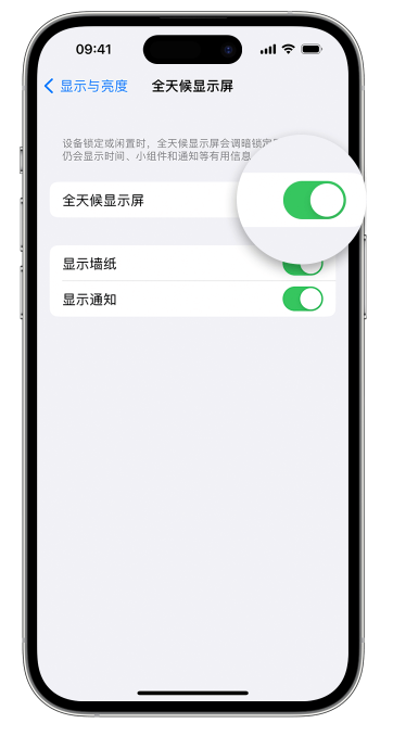 河东苹果14维修店分享如何自定义 iPhone 14 Pro 常亮显示屏 