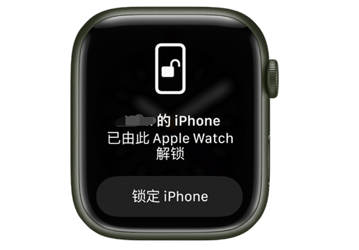 河东苹果手机维修分享用 AppleWatch 解锁配备面容 ID 的 iPhone方法 